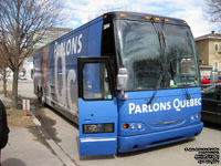 Fleur de Lys 3894 - Bloc Qu�b�cois - ParlonsQc - Parlons Qu�bec - 2000 Prevost H3-45 (ex-leased Angel Tours)