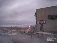 D�molition des Galeries Ste-Anne, Qu�bec (Beauport),QC