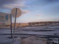 D�p�t � neige sur le terrain des anciennes Galeries Ste-Anne