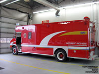 Unite d'urgence - Rescue 503 - 92-297 - 1992 International / Maxi M�tal step van hazmat unit - Caserne 3 (St-Nicolas), Levis, Quebec