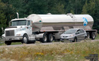 Unidentified milk truck